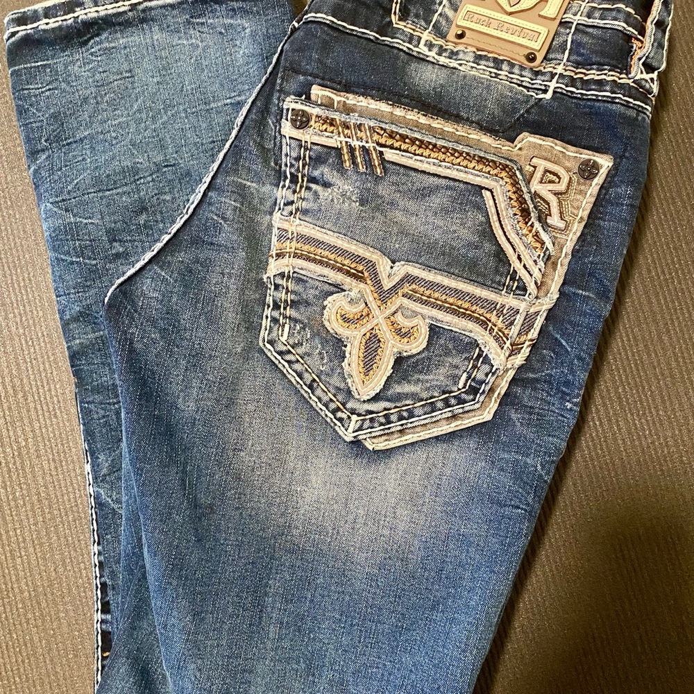 Rock revival mens jeans